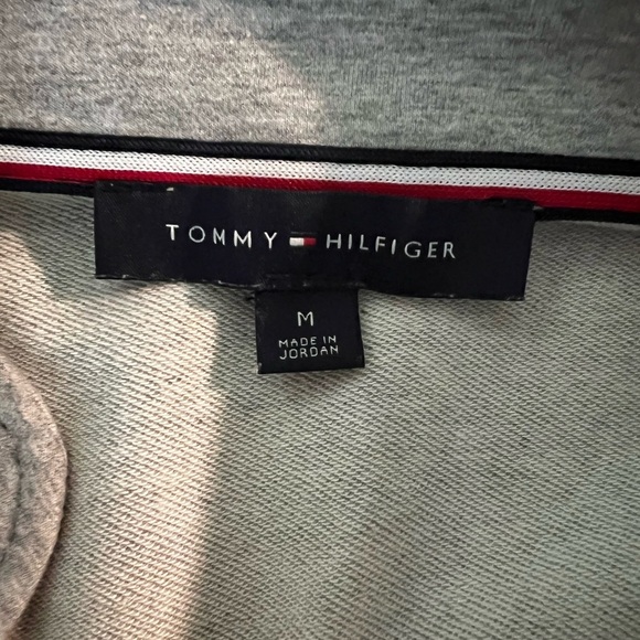 Women's Gray Tommy Hilfiger Military Style Jacket Medium - Picture 2 of 9